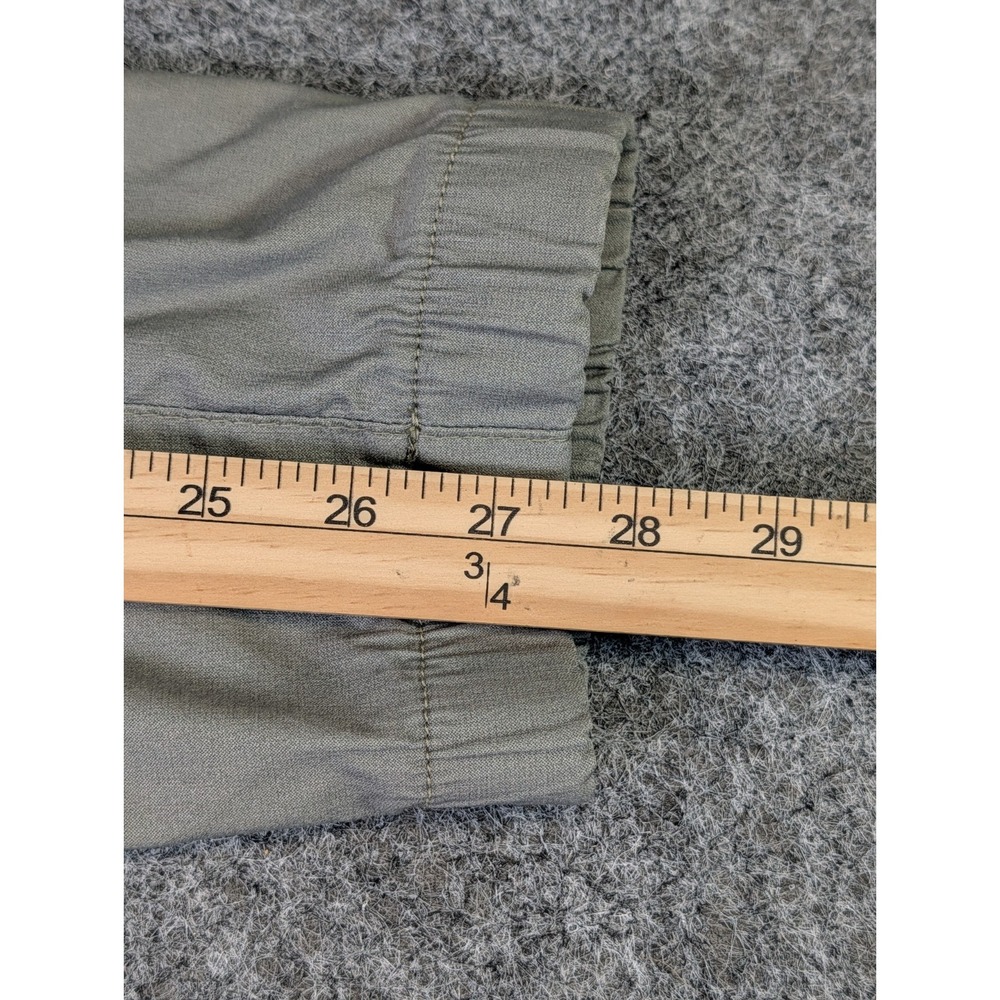 Bevy Flog Jogger Pants Elastic Waist Pockets Ankle Womens Sz30 Greenish Gray EUC - Picture 12 of 14